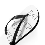 Eat Sleep Beach Repeat Unisex Flip-Flops - RobbNPlunder