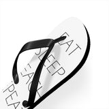 Eat Sleep Beach Repeat Unisex Flip-Flops - RobbNPlunder