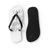 Eat Sleep Beach Repeat Unisex Flip-Flops - RobbNPlunder