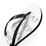Eat Sleep Beach Repeat Unisex Flip-Flops - RobbNPlunder