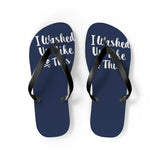 Washed Up Unisex Flip-Flops - RobbNPlunder