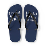 Washed Up Unisex Flip-Flops - RobbNPlunder