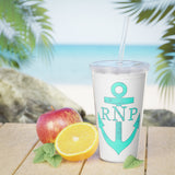 Anchor Plastic Tumbler with Straw - RobbNPlunder