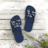 Washed Up Unisex Flip-Flops - RobbNPlunder