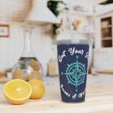 Mermaid Tumbler with Straw - RobbNPlunder