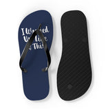 Washed Up Unisex Flip-Flops - RobbNPlunder
