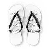 Eat Sleep Beach Repeat Unisex Flip-Flops - RobbNPlunder