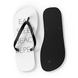 Eat Sleep Beach Repeat Unisex Flip-Flops - RobbNPlunder