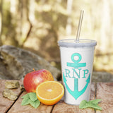 Anchor Plastic Tumbler with Straw - RobbNPlunder