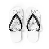 Eat Sleep Beach Repeat Unisex Flip-Flops - RobbNPlunder