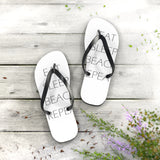 Eat Sleep Beach Repeat Unisex Flip-Flops - RobbNPlunder