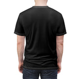 Distressed Anchor Black Tee - RobbNPlunder