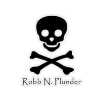 Skull Logo Sticker - RobbNPlunder