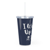 Washed Up Plastic Tumbler with Straw - RobbNPlunder