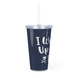 Washed Up Plastic Tumbler with Straw - RobbNPlunder