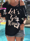 Nauti Slouchy Tee - RobbNPlunder