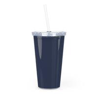 Washed Up Plastic Tumbler with Straw - RobbNPlunder
