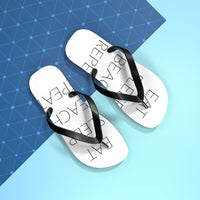 Eat Sleep Beach Repeat Unisex Flip-Flops - RobbNPlunder