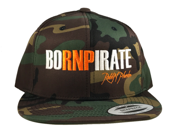 Bornpirate Signature Camo SnapBack - RobbNPlunder